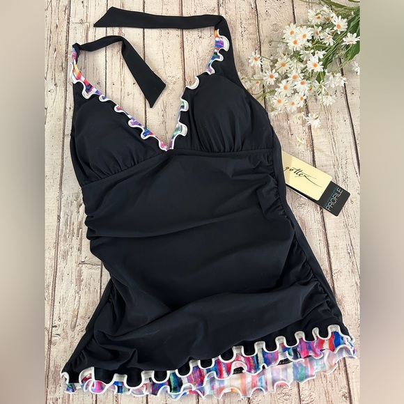 Profile by Gottex Women's Halter Tankini Top - Picture 5 of 6